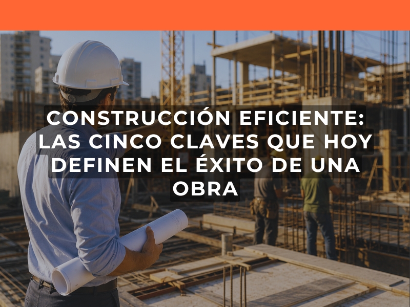 Construcción eficiente las cinco claves que hoy definen el éxito de una obra